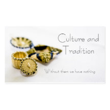Native American Thoughts Card Business Card