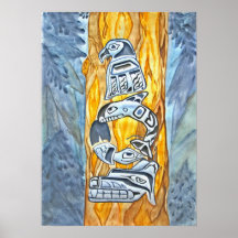 Native American Totem Print
