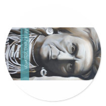 Native American Tribal Chief Oval Stickers stickers