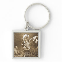 Native American Ute Sioux Vintage Keychain