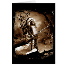 Native American Vintage Card