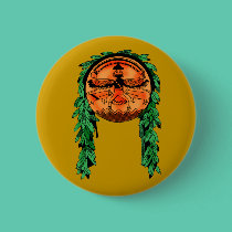 Native American Zuni Shield buttons
