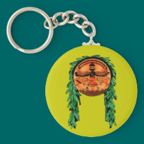 Native American Zuni Shield keychains