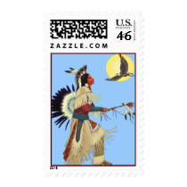 Native Americans Postage Stamp