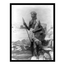 Native and Spear Sudan Africa 1920 posters