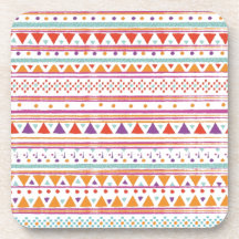 NATIVE BANDANA BEVERAGE COASTERS