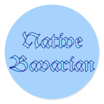 Native Bavarian Bavaria Bavaria Bavarian Bavarian Stickers