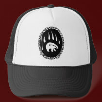 Native Bear Art Caps Hats Tribal Wildlife Art Hat hats
