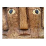 Native Carved Face postcards