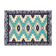 Native Chief Pattern Stretched Canvas Print
