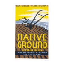Native Ground Farmhouse 1936 WPA posters by lc_wpa Native Ground Farmhouse 1936 WPA posters