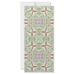 native ornament pattern custom rack card