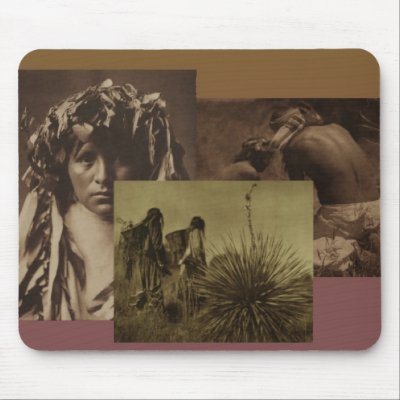 Native Peoples Mouse Mat by dduhaime55