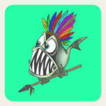 Native Piranha Stickers