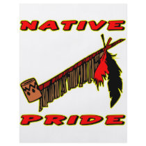 Native Pride Tobacco Peace Pipe Custom Flyer