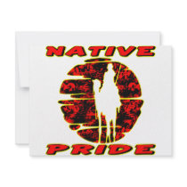 Native Pride Warrior #002 invitations