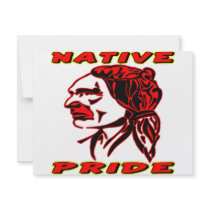 Native Pride Warrior #3 invitations