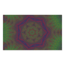 Native Sun Mandala Rectangle Stickers