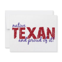 Native Texan invitations