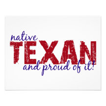 Native Texan Personalized Invite