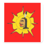 Native Warrior Sticker