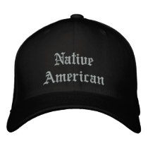 NativeAmerican Embroidered Baseball Cap