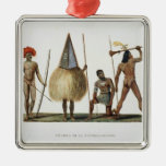 Natives of New Ireland, from 'Voyage autour du Mon Christmas Ornament
