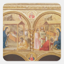 Nativity and the Adoration of the Magi Stickers