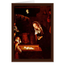Nativity By Geertgen Tot Sint Jans Card