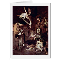 Nativity By Michelangelo Merisi Da Caravaggio cards