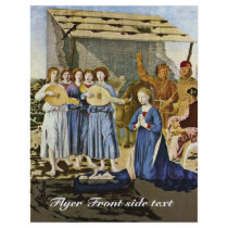 Nativity By Piero Della Francesca (Best Quality) Flyers