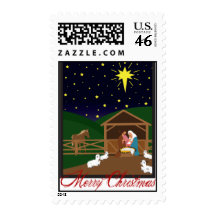 Nativity Christmas Postage