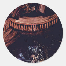 Nativity Detail By Grünewald Mathis Gothart (Best Round Stickers