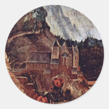 Nativity Detail By Grünewald Mathis Gothart (Best Round Sticker