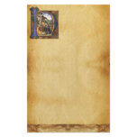 NATIVITY PARCHMENT Monogram Stationery Design