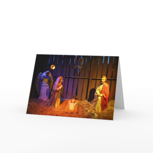 Nativity Scene Card card