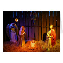 Nativity Scene Card