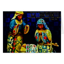 Nativity Scene Card