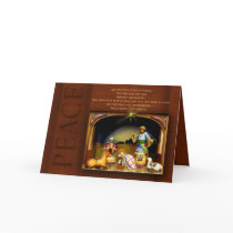Nativity Scene Christian Christmas... - Customized cards