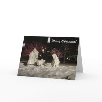 Nativity Scene Christmas Card