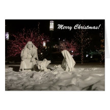 Nativity Scene Christmas Card