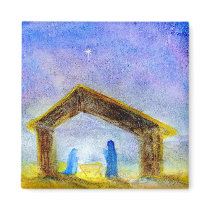 Nativity Scene Christmas magnets