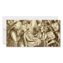 Nativity Scene Gifts for Christmas Custom Photo Card