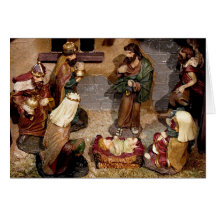 Nativity Scene Greeting Card