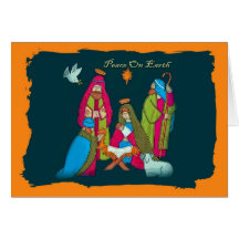Nativity Scene Greeting Card