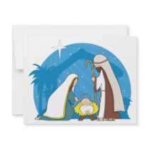 Nativity Scene invitations by mariabellimages Nativity Scene invitations