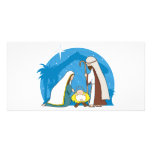 Nativity Scene Custom Photo Card
