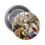 Nativity Scene Pinback Buttons