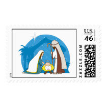Nativity Scene Stamp