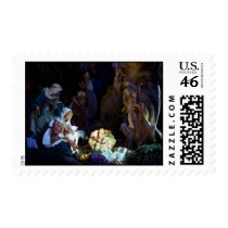 Nativity Scene - Postage Stamp stamps